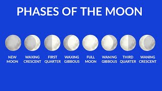 Moon Phases Identification [upl. by Airet]