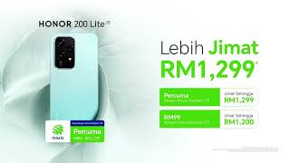 HONOR 200 Lite 5G  PERCUMA dengan Maxis Postpaid 139 [upl. by Merrell]