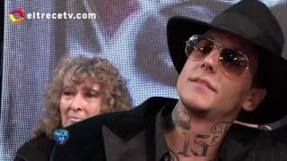 Alex Caniggia cantó a capela en la pista del Bailando y dejó sin palabras a Marcelo [upl. by Angele545]