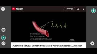 sympathetic and parasympathetic nervous system [upl. by Ahsyas]