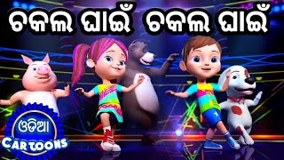 Chakala Ghain Dance Song  More Odia Cartoon Songs  Salman Creation  Sishu Batika [upl. by Lobel]