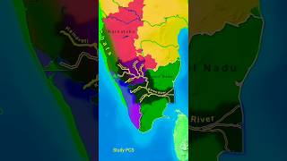 kaveri river and its tributaries ll कावेरी नदी l Indian geography ll shorts gk ssc sscgdsscchsl [upl. by Eelydnarb]