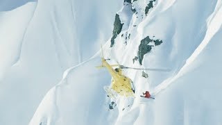 Heliskiing in Alaska on insanely steep lines  Legs of Steel Same Difference [upl. by Nataniel]