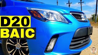 BAIC D20 2018  ¡Sedan Para Todos SubCompacto Prueba 0100 [upl. by Kenny]