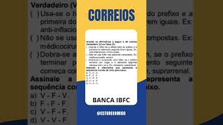 O DESAFIO É ACERTAR ESSA QUESTÃO DA IBFC concursocorreios bancaibfc questoesdeconcurso [upl. by Ahsyia86]