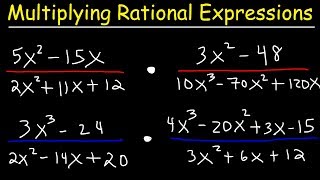 Multiplying Rational Expressions [upl. by Merow]