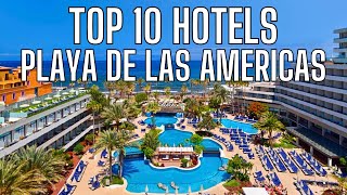 TOP 10 HOTELS IN PLAYA DE LAS AMERICAS TENERIFE SPAIN [upl. by Monti]