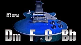 Clean Guitar Soft Rock Backing Track D minor [upl. by Htiderem]