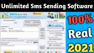 How To Send Bulk Sms Free  How To Sms Through DRPU Free  Sms Marketing In Pakistan [upl. by Hirsch]