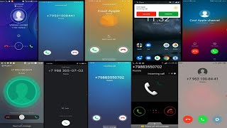 10 phones incoming callVarious ringtones [upl. by Mad]