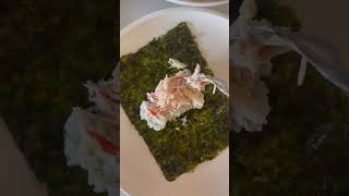 Imitation Crab Recipes with Rice  Twist on Crab Onigiri thats Healthy amp Easy [upl. by Nidroj]