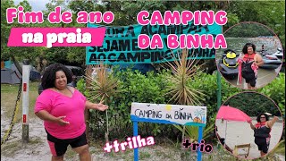 Fim de Ano na Praia por R 4000  Camping da Binha  BertiogaSP [upl. by Naujik724]