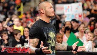 Randy Orton “jokes around” with The Authority Raw March 9 2015 [upl. by Kellby]