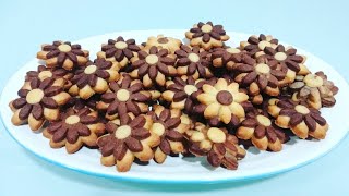 Fursecuri Cu Ciocolata Si Vanilie  Galletas Con Chocolate Y Vainilla  BUCATARESTE CU RODICA [upl. by Goodard]