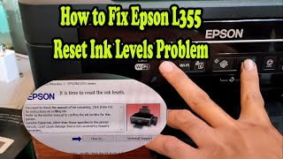 its is time to Reset Ink Level l Epson L355 [upl. by Adiaroz]