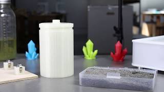 PostProcessing 3D Printed PLA Print with a Rock Tumbler Part 2 [upl. by Initsed665]