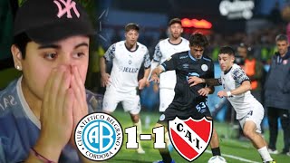 BELGRANO 1 INDEPENDIENTE 1  Reacción de Hinchas de Belgrano  Copa de la Liga 2024  El Cross [upl. by Costin]