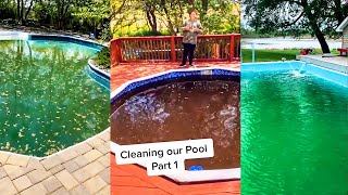 Pool Cleaning TikTok Compilation Part 2 [upl. by Ettenotna]