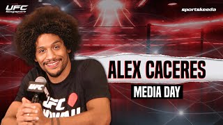 Alex Caceres UFC Singapore media day [upl. by Ical]