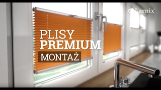 Rolety Plisowane PREMIUM KARNIX  Montaż przy szybie [upl. by Ekal384]