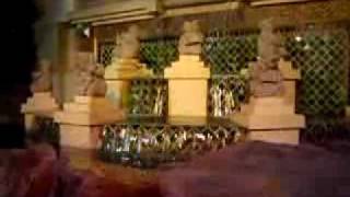 Mandalay Bay Casino Fountain and Lenin Statue Las Vegas Nevada [upl. by Ahseral]