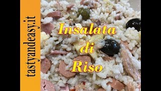 Insalata di Riso Semplice e Veloce Ricetta Estiva [upl. by Odlaumor]