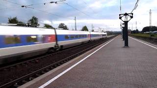 TGV POS rushes through HomburgSaar  HD [upl. by Jurgen]