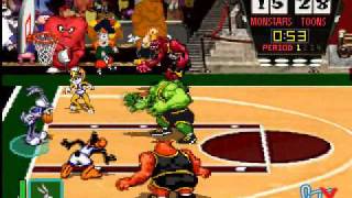 Space Jam Video Game 1st Quarter [upl. by Aisatna]