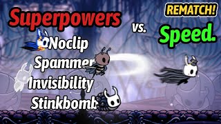 Hollow Knight  Speedrunner vs 4 Hunters with NEW Superpowers REMATCH [upl. by Revlys846]