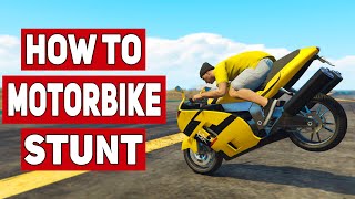 GTA 5 All BIKE TRICKS Tutorial GTA V How To Motorbike Stunt [upl. by Engenia]