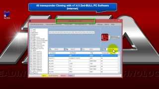 ZedBULL 46 transponder cloning with v745 PC Softwareinternet [upl. by Ailet]