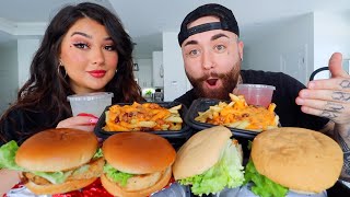 Addressing Our Collab w Foodie Beauty • Wendys MUKBANG [upl. by Norted]