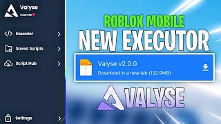 Roblox NEW Mobile Executor Valyse  DOWNLOAD DIRECT LINK  Envixity Scripts [upl. by Marcille]