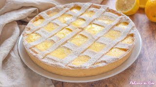 CROSTATA RICOTTA E LIMONE  Ricetta Facile  Polvere di Riso [upl. by Lanam]