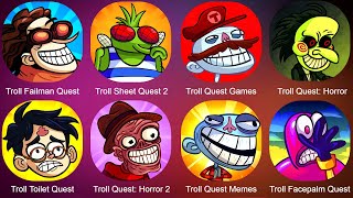 Troll Quest Horror Troll Failman Quest Troll Sheet Quest 2 Troll Quest Games Troll Toilet Quest [upl. by Hightower89]