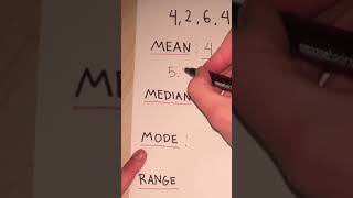 Mean median mode range [upl. by Alrahs]