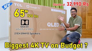 Unboxing the BIGGEST 65quot 4K 120Hz TV on Budget😱 TCL 65 C61B 2024 [upl. by Uria]