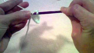 How to Crochet  Crochet into Unworked Loops along Foundation Chain [upl. by Sej808]