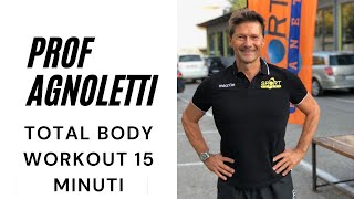 Total Body workout con Roberto Agnoletti professore e imprenditore [upl. by Ebeohp]