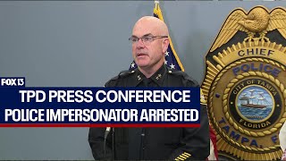 Tampa Police Department press conference [upl. by Rhys]