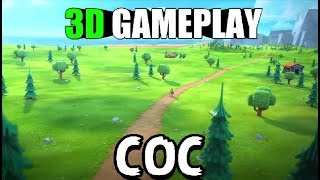 CLASH OF CLANS 3D VERSION GAMEPLAY AND DOWNLOAD LINK l CLASHER MUST WATCH [upl. by Ardith340]