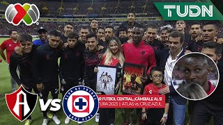 ¡CON LÁGRIMAS Despiden a Quiñones  Atlas vs Cruz Azul  AP2023J1  Liga Mx  TUDN [upl. by Lienet]