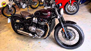 Triumph Bobber 1200  Sound  Exhaust [upl. by Antonin]