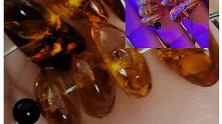 Vamos a comprobar si es amber natural encontré en jarrón de joyeria de las tiendas de segunda mano [upl. by Amann]