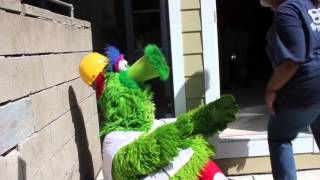 The Phillie Phanatic Works with Habitat [upl. by Ball847]