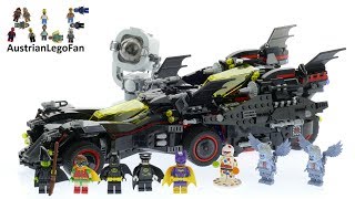 Lego Batman Movie 70917 The Ultimate Batmobile  Lego Speed Build Review [upl. by Shiverick]