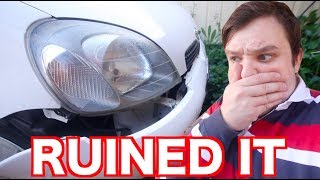 WHAT HAPPENED TO THE CAR RUINED IT [upl. by Theresa]