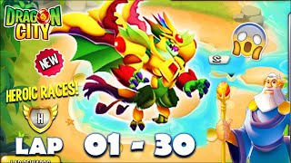 Dragon City High Camouflage Dragon  Heroic Race LAP 1  30 COMPLETED 😱 [upl. by Iney]