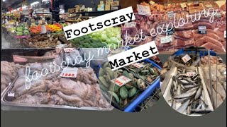 Exploring Footscray Market  meats seafood  vegetables fruits  Melbourne [upl. by Xirtaeb]