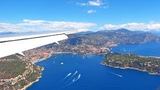 Stunning Approach and Landing at Nice Côte dAzur Airport  British Airways Boeing 767 [upl. by Nayra]